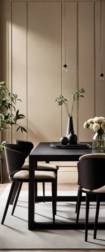 Table, Plant, Furniture, Interior Design, Houseplant, Wood