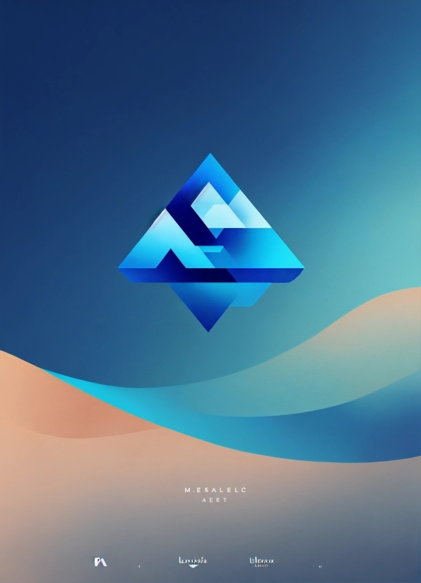 Triangle, Font, Aqua, Electric Blue, Slope, Art