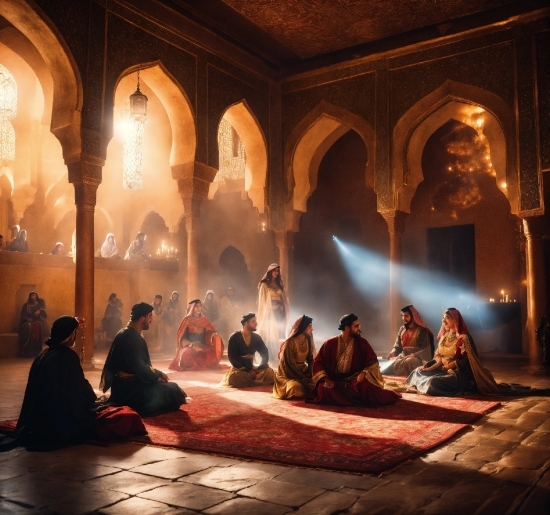 Vfx Free Footage, Temple, Event, Darkness, Kneeling, Holy Places