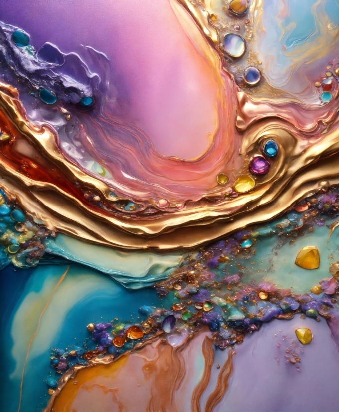 Video Compiler And Editor, Liquid, Fluid, Purple, Organism, Art