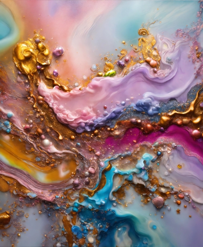 Video Content Creation Tools, Liquid, Blue, Purple, Nature, Fluid