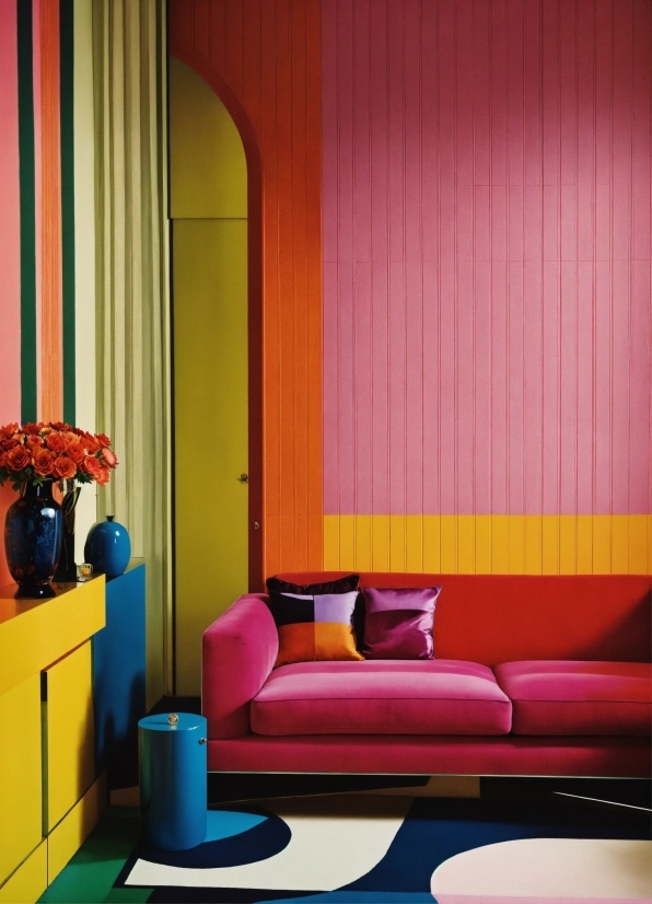 Video Stock Footage Hd, Property, Couch, Purple, Textile, Orange