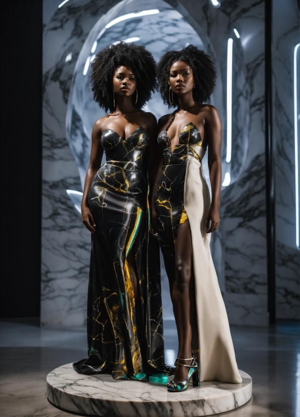 Videoblocks Stock, One-piece Garment, Dress, Sculpture, Waist, Gown
