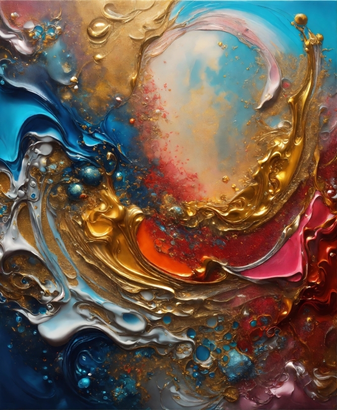 Vn Video Editor Windows, Liquid, Fluid, Water, Art, Circle