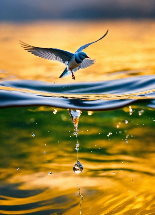Water, Bird, Liquid, Fluid, Natural Landscape, Beak