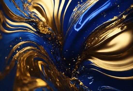 Water, Liquid, Azure, Electric Blue, Art, Pattern