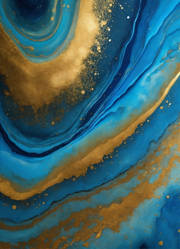 Water, Liquid, Blue, Azure, Fluid, Paint