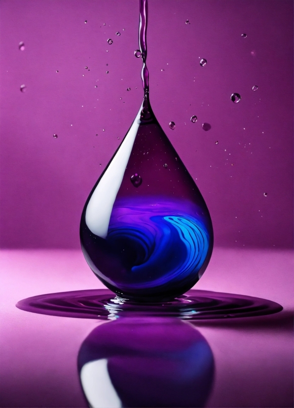 Water, Liquid, Purple, Fluid, Violet, Pink