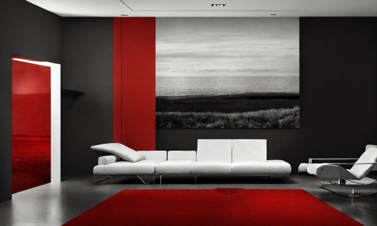 White, Couch, Rectangle, Interior Design, Comfort, Flooring