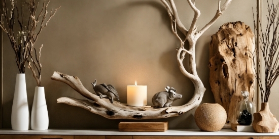 Wood, Branch, Lighting, Twig, Interior Design, Art