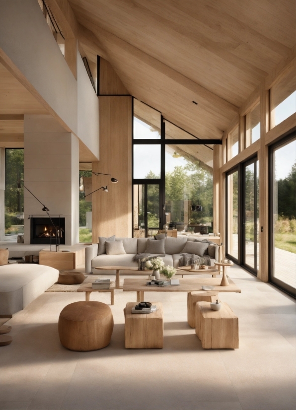 Wood, Shade, Flooring, Floor, Living Room, Real Estate