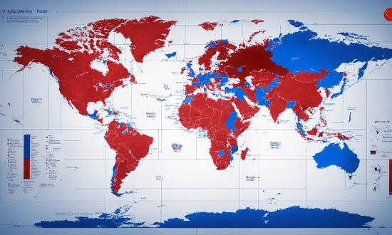World, Ecoregion, White, Map, Blue, Rectangle
