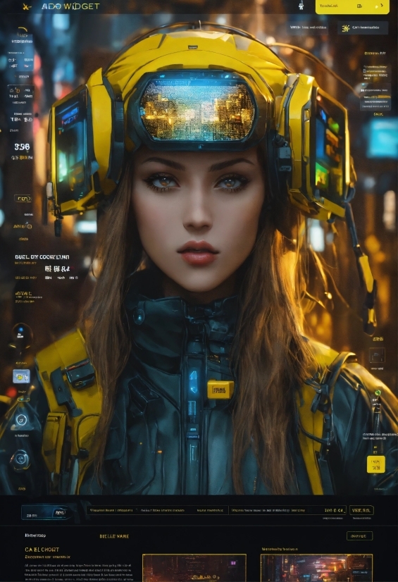 Yellow, Cartoon, Poster, Cg Artwork, Technology, Electronic Device