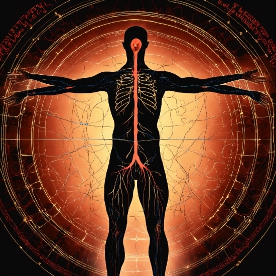 Abstract Framed Art, Muscle, Human Body, Symmetry, People In Nature, Human Anatomy