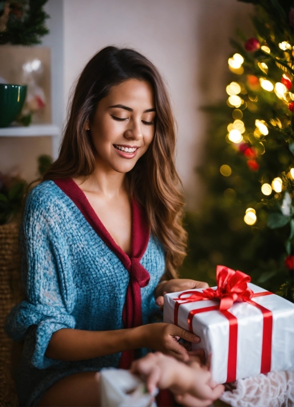 Adobe Illustrator 2023 Free Download, Smile, Photograph, Christmas Tree, Facial Expression, Happy