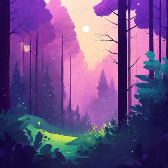 App To Change Color Of Object In Photo, Atmosphere, Plant, World, Light, Purple
