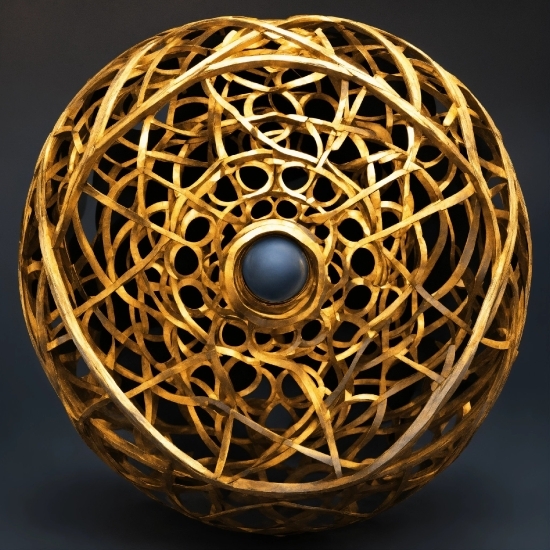 Art, Wood, Circle, Symmetry, Ceiling, Metal