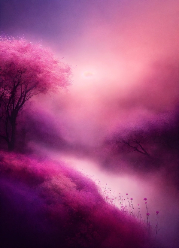 Atmosphere, Cloud, Sky, Purple, Afterglow, Natural Landscape