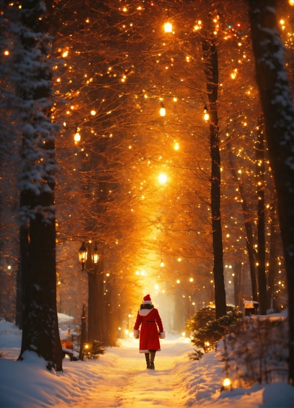 Atmosphere, Photograph, Snow, Amber, Light, Nature