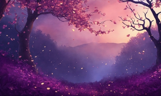 Atmosphere, Plant, Sky, Purple, Nature, World