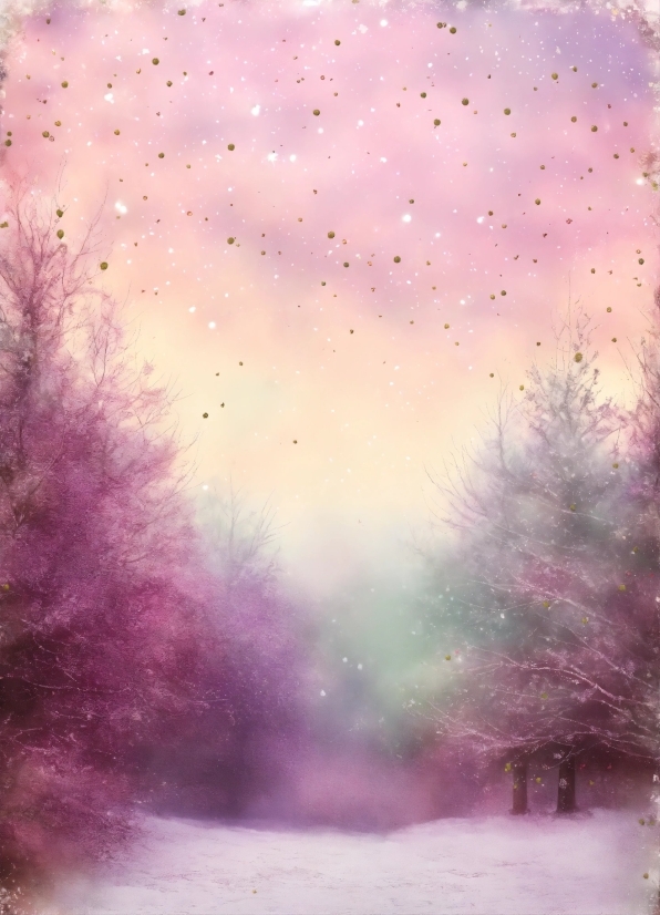 Atmosphere, Sky, Purple, Branch, Atmospheric Phenomenon, Pink