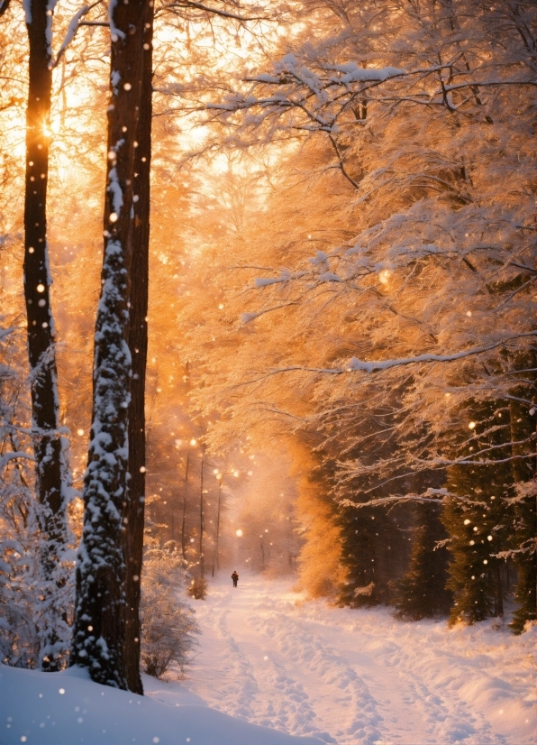 Atmosphere, Snow, Natural Landscape, Wood, Branch, Twig