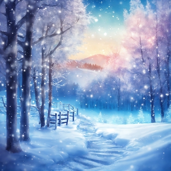 Atmosphere, Snow, Natural Landscape, World, Tree, Sky
