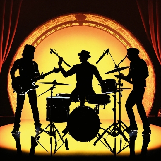 Band Plays, Drum, Musician, Light, Entertainment, Lighting