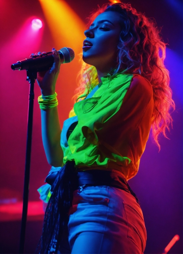 Best Photo Editor Graphic Design, Microphone, Musician, Purple, Concert, Public Address System