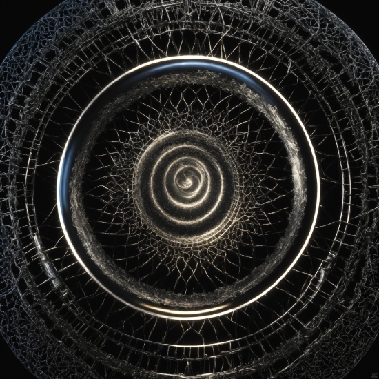 Black, Automotive Tire, Circle, Pattern, Symmetry, Art