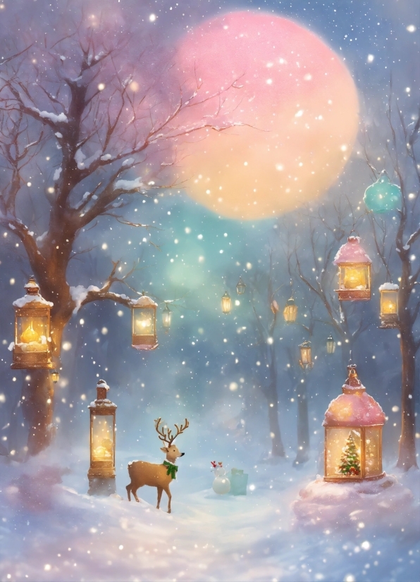 Blender Motion Design, Snow, World, Light, Nature, Lighting