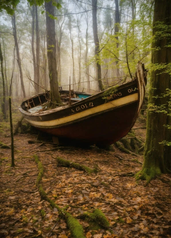 Boat, Plant, Wood, Tree, Boats And Boating  Equipment And Supplies, Sky