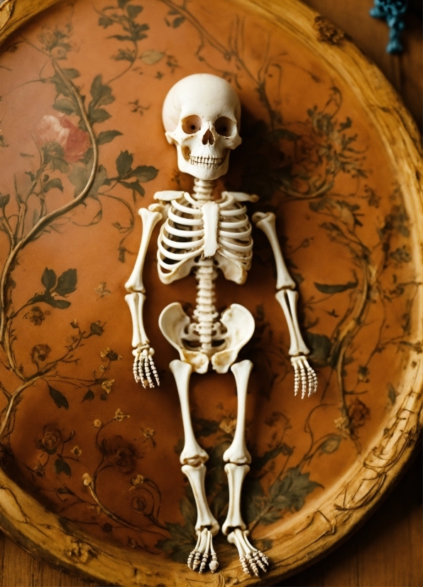 Bone, Rib, Skull, Skeleton, Wood, Human Anatomy