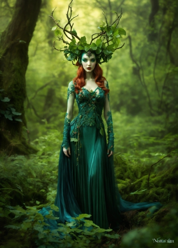 Botany, Branch, Plant, People In Nature, Gown, Terrestrial Plant