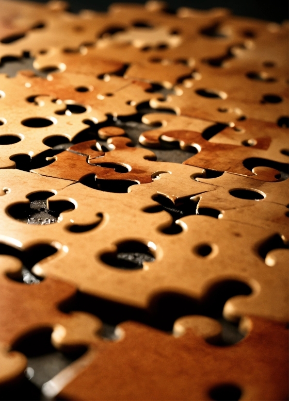 Brown, Wood, Flooring, Jigsaw Puzzle, Font, Pattern