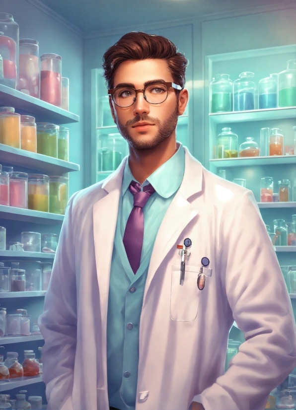 Cat Poster, Vision Care, Shelf, Dress Shirt, Health Care, Eyewear