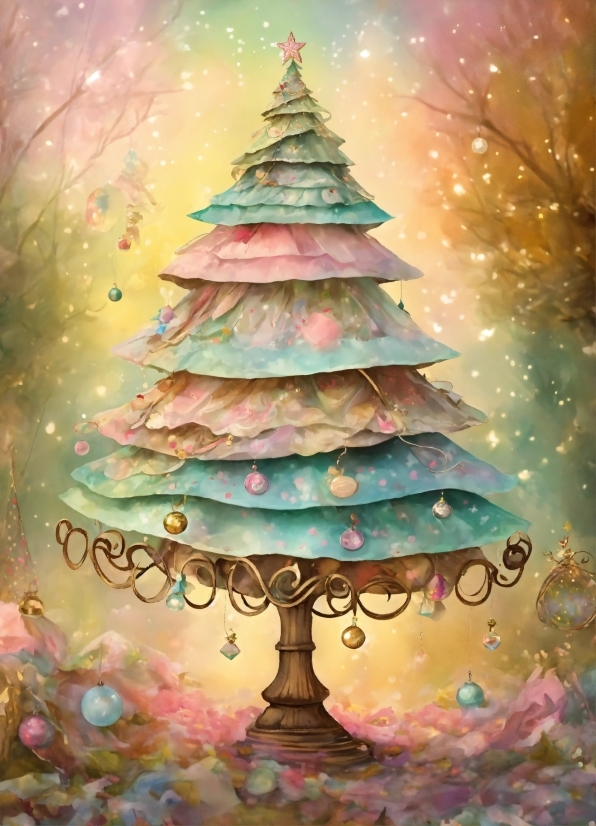 Christmas Tree, Christmas Ornament, World, Leaf, Branch, Christmas Decoration