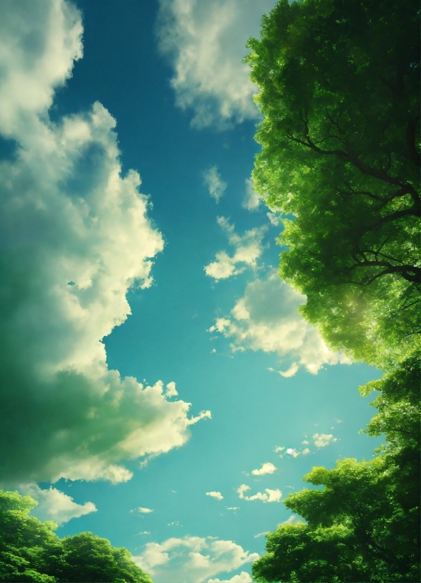 Cloud, Sky, Green, Atmosphere, Ecoregion, World