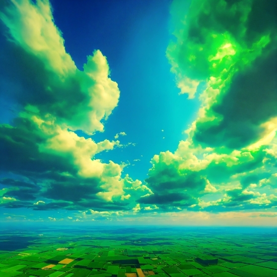 Cloud, Sky, Water, Atmosphere, Ecoregion, Green