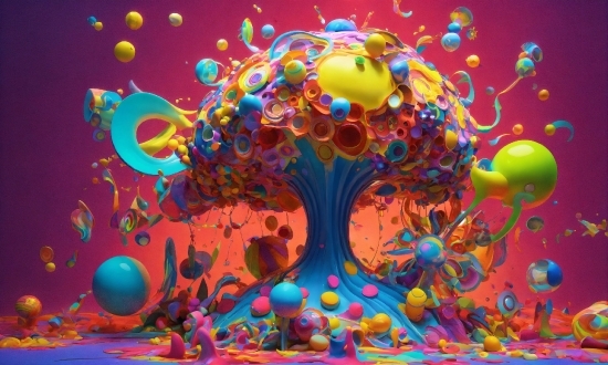Colorfulness, Organism, Art, Font, Balloon, Circle