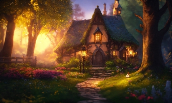Creation Of Video Files With Use Of Programs, Plant, Atmosphere, Window, Light, Tree
