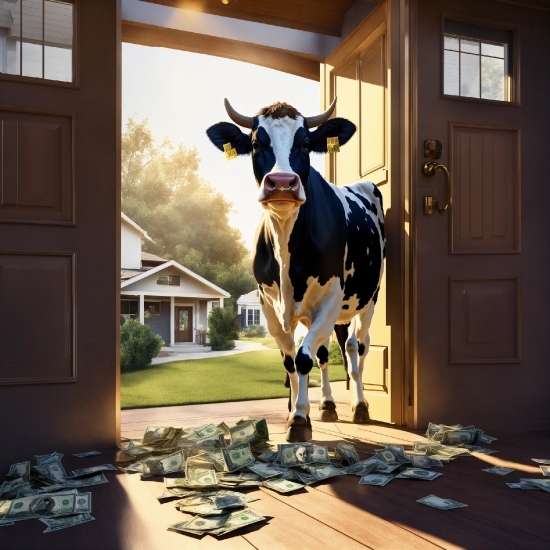 Customize Business Cards, Light, Window, Plant, Door, Working Animal