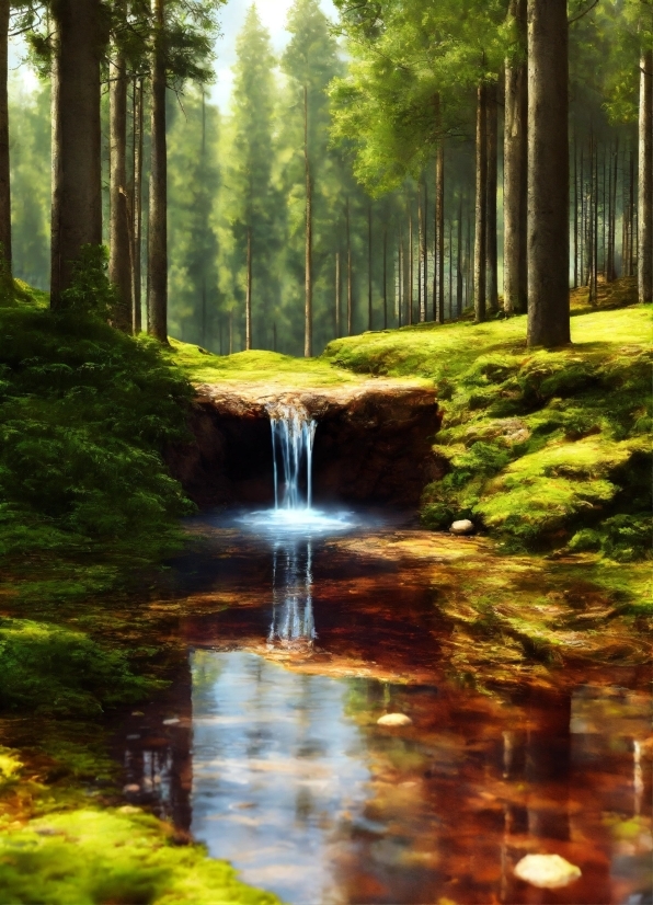 Designevo, Water, Ecoregion, Plant, Green, Natural Landscape