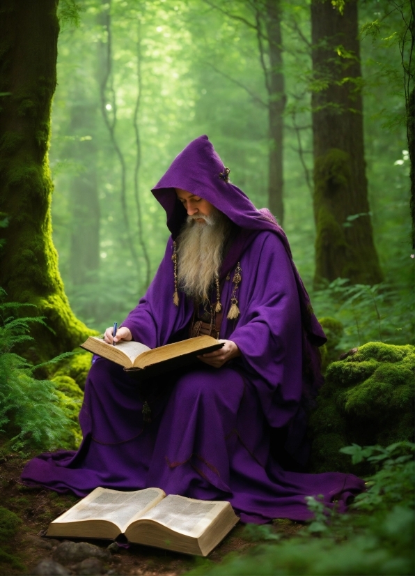 Double Photo Editing Background, Plant, Green, Purple, Tree, Terrestrial Plant