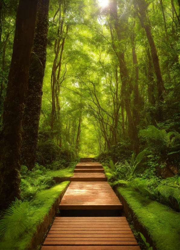 Ecoregion, Plant, Light, Green, Natural Landscape, Wood