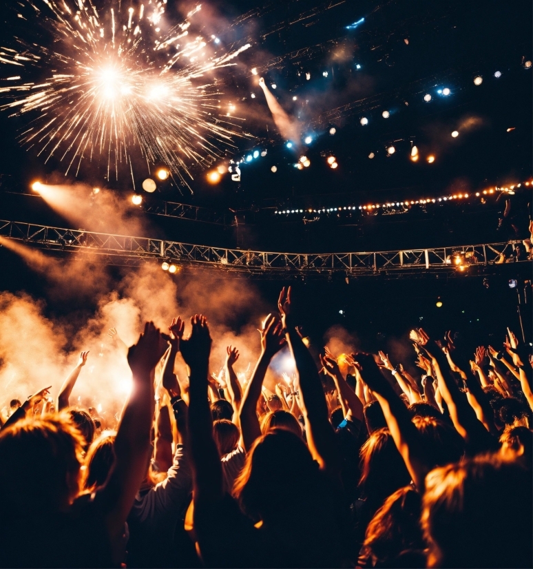 Entertainment, Fireworks, Musical Instrument, Performing Arts, Concert, Fire