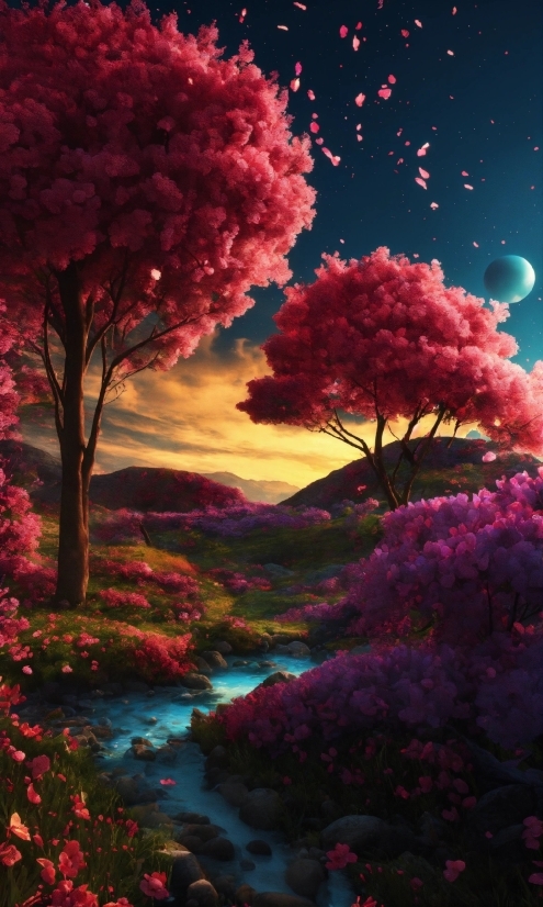 Flower, Sky, Plant, Atmosphere, Water, Daytime