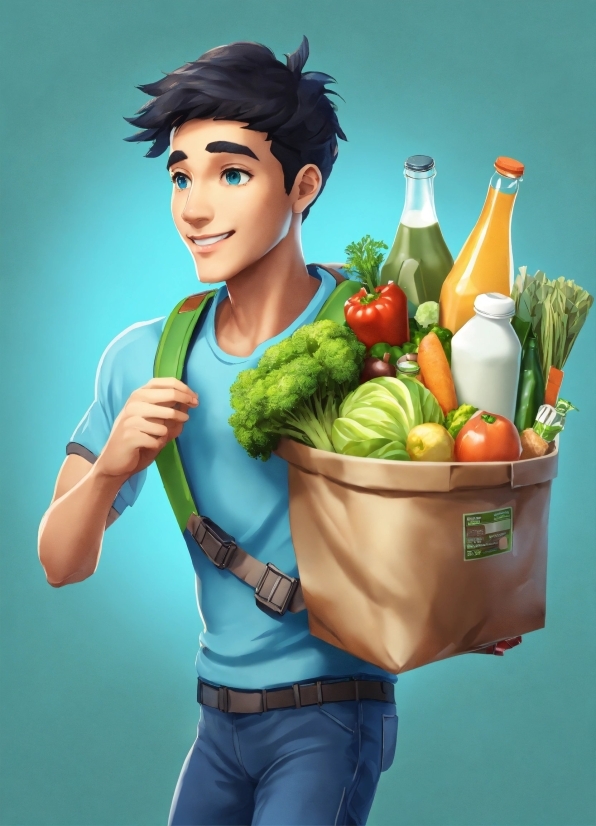 Food, Jeans, Smile, Bottle, Broccoli, Natural Foods