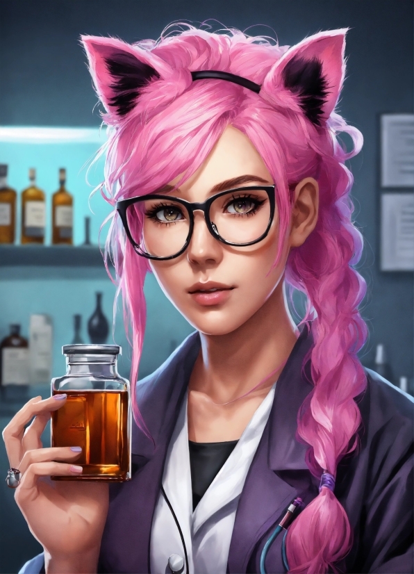 Framed Canvas Art, Glasses, Vision Care, Drinkware, Purple, Beer