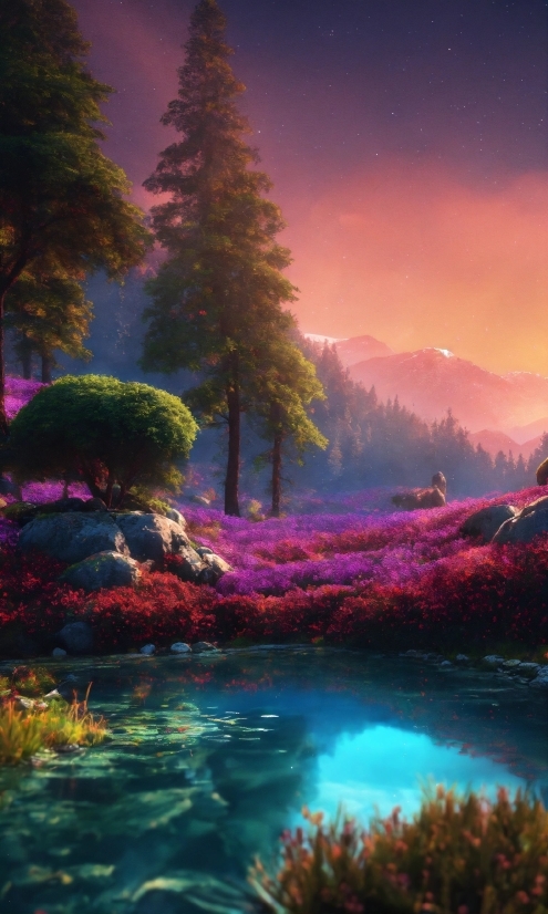 Giclee Printing, Water, Plant, Sky, Natural Landscape, Nature